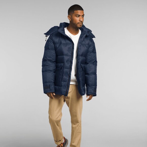 Men’s ’73 The North Face Parka (M73) Style NF0A831R Summit Navy/Gold - Picture 1 of 4